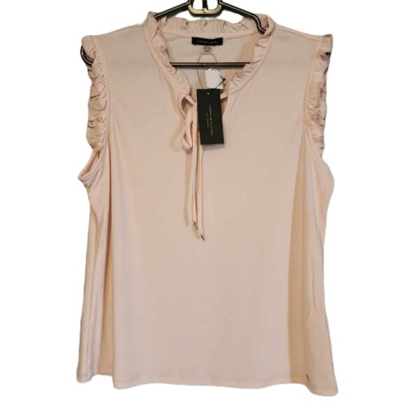 NWT Tommy Hilfiger dressy tank in light pink - Picture 1 of 5